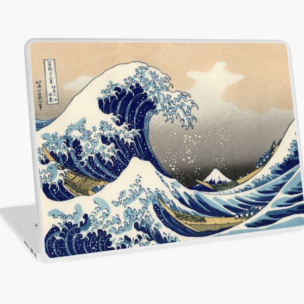 Laptop Case for MacBook Air 15 M2 (2023) & more: Great Wave Off Kanagawa By  Hokusai