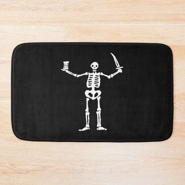 Item preview, Black Sails Pirate Flag White Skeleton Essential designed and sold by Jsheilar.