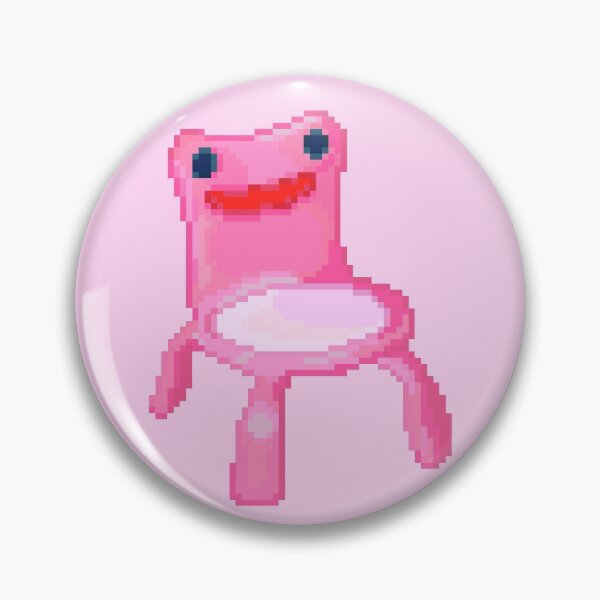 Item preview, froggy chair pixel art acnh pink  designed and sold by sezalilly.