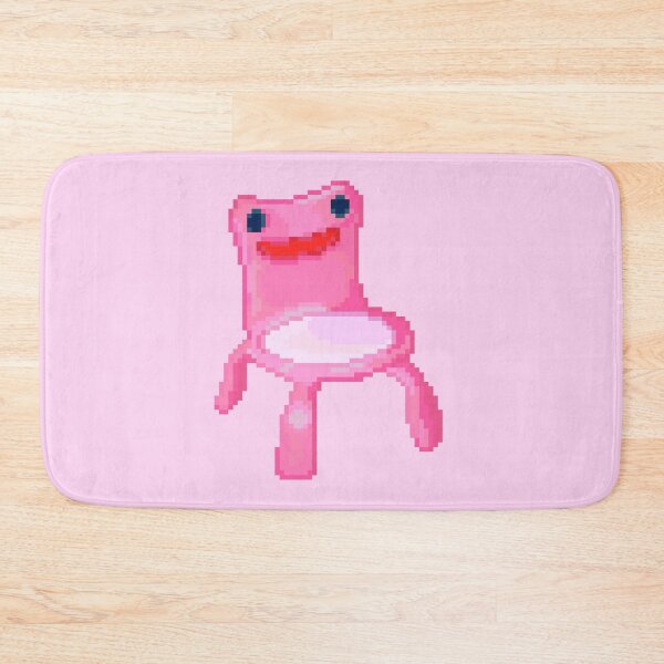 Item preview, froggy chair pixel art acnh pink  designed and sold by sezalilly.