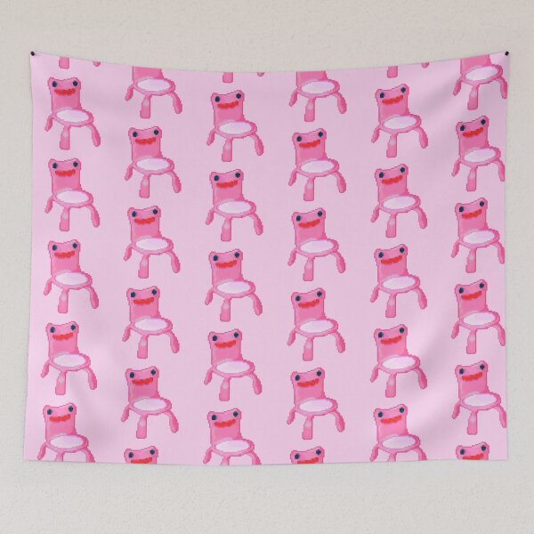 Item preview, froggy chair pixel art acnh pink  designed and sold by sezalilly.