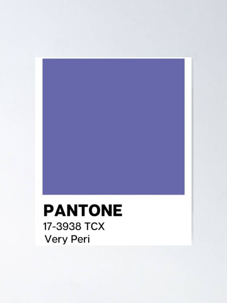 "Color Of The Year 2022 Very Peri" Poster for Sale by AbbieRaymond