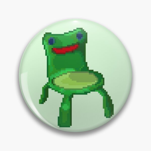 Item preview, froggy chair pixel art acnh  designed and sold by sezalilly.
