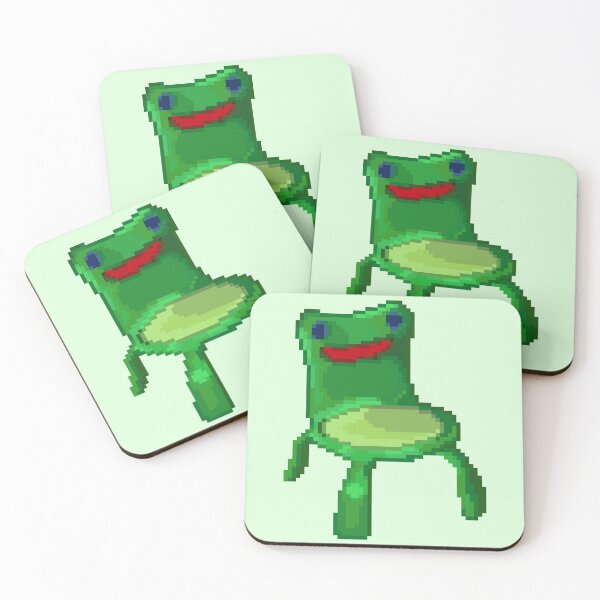 Item preview, froggy chair pixel art acnh  designed and sold by sezalilly.