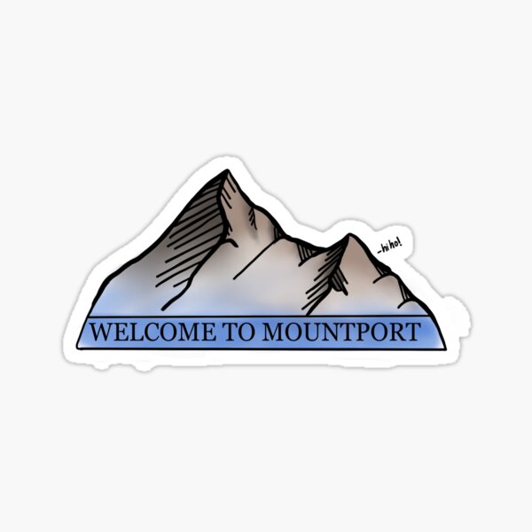 Item preview, Welcome to Mountport designed and sold by emilysartstuff.