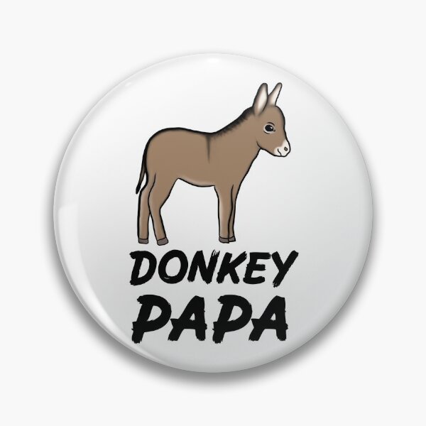 Item preview, Donkey Papa for Donkey Lovers, Black designed and sold by Mochi-Merch.
