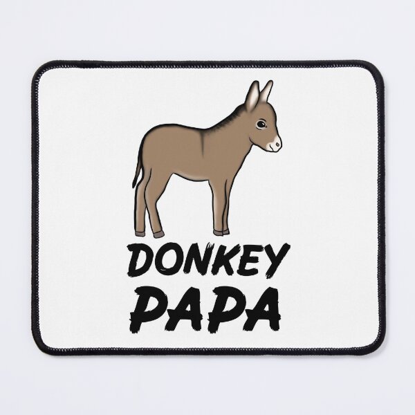 Item preview, Donkey Papa for Donkey Lovers, Black designed and sold by Mochi-Merch.