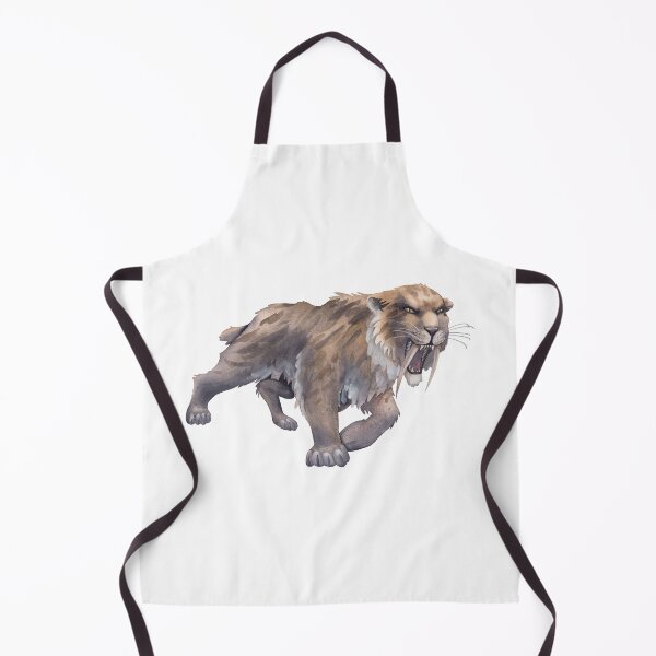 Item preview, Watercolor saber-toothed cat designed and sold by Ekaterina Glazkova.