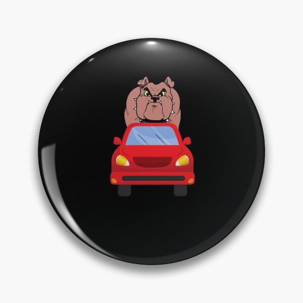 Item preview, angry doggy Driving A red Car,  designed and sold by prodesignerpro.