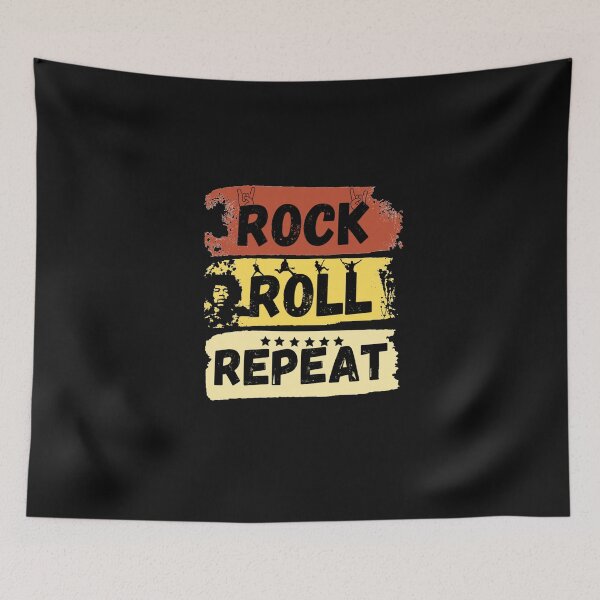 Item preview, Rocknroll : Rock And Roll Repeat designed and sold by salahnewdesign.