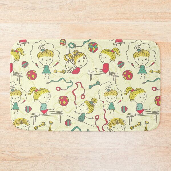 Item preview, Cute Gymnastics Girls designed and sold by MobertsonArt.