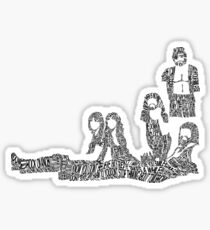 Fleetwood Mac - Rumours // Typographical Ilustration Sticker