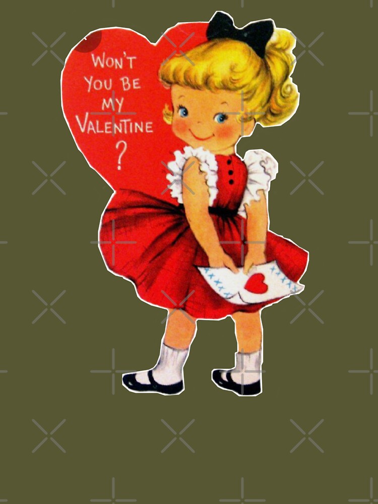 Be My Valentine Doily Card / Old School I Love You - Wolfbait & B-Girls