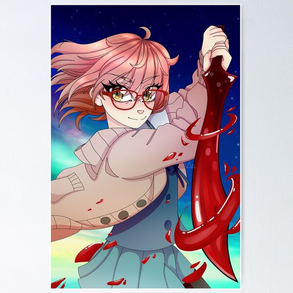  SV2215 Kyoukai no Kanata Mirai Kuriyama Anime Manga Art 24x18  Print POSTER: Posters & Prints