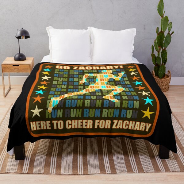 Item preview, Go Zachary Runner Support Athlete Fan Here to Cheer designed and sold by artfulnotebook.