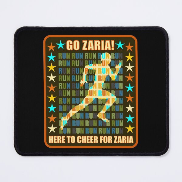 Item preview, Go Zaria Runner Support Athlete Fan Here to Cheer designed and sold by artfulnotebook.