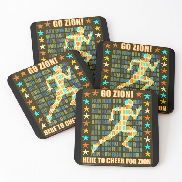 Item preview, Go Zion Runner Support Athlete Fan Here to Cheer designed and sold by artfulnotebook.