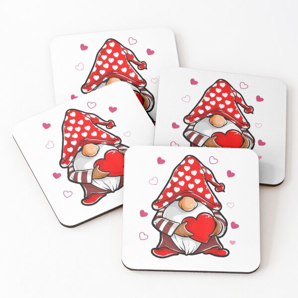 Item preview, Valentine's Day Gnome Love Holding Red Heart  designed and sold by BraidenRivers.