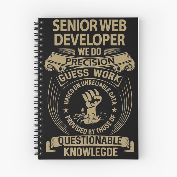 Item preview, Senior Web Developer T Shirt - We Do Precision Job Gift Item Tee designed and sold by natalinedk.