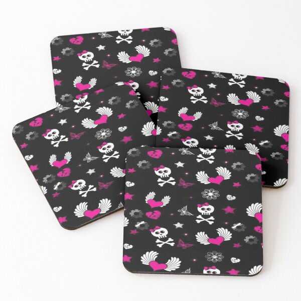 Item preview, Cute Emo Goth Skulls Art designed and sold by jaylaax.