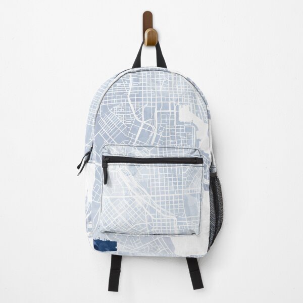 Item preview, Baltimore Skyline & Map Watercolor Navy Blue, Print by Zouzounio Art designed and sold by zouzounioart.