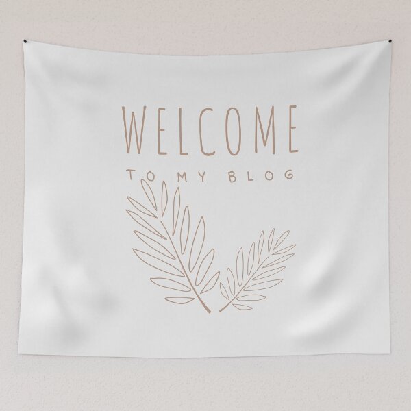 Item preview, WELCOME TO MY BLOG designed and sold by successmom.