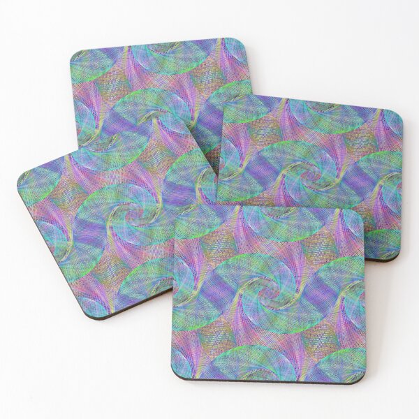 Item preview, Unique Spiral Design Neon Blue, Purple, Pink, Green designed and sold by Jaydee001.