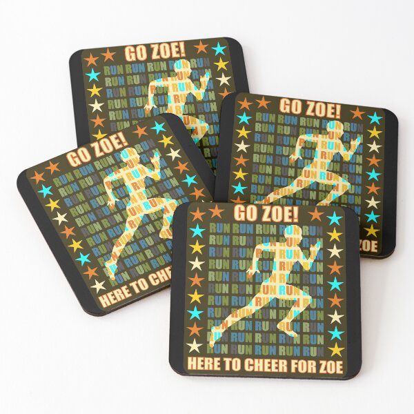 Item preview, Go Zoe Runner Support Athlete Fan Here to Cheer designed and sold by artfulnotebook.