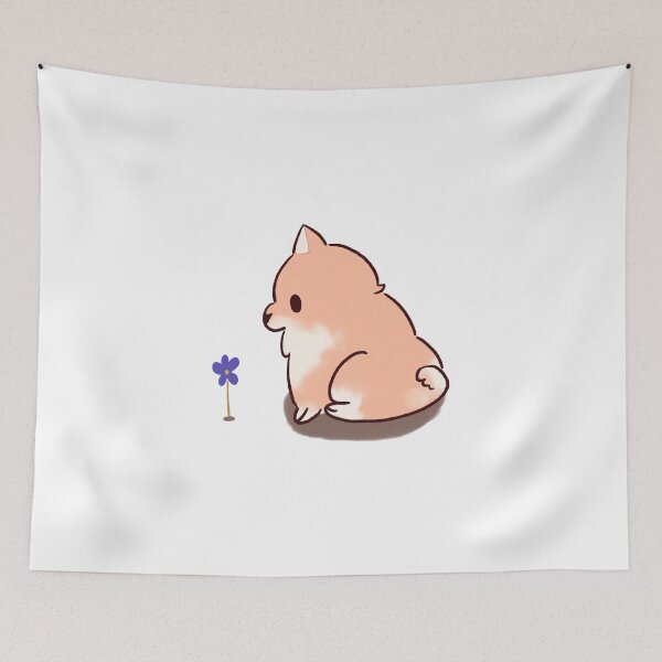 Item preview, Dog and flower designed and sold by Markkobayastore.