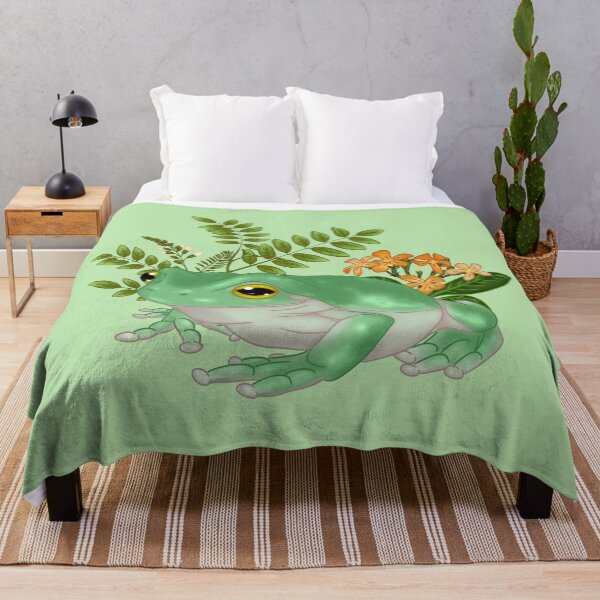 Item preview, Tree Frog with Acacia designed and sold by Bethany Allard.