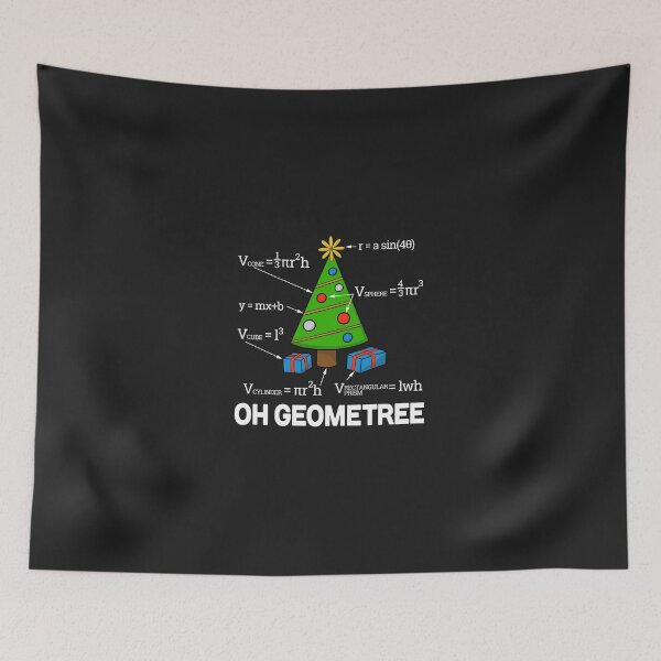 Item preview, Math Geometry Christmas Tree Geometree Essential designed and sold by Labelluz.