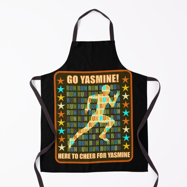 Item preview, Go Yasmine Runner Support Athlete Fan Here to Cheer designed and sold by artfulnotebook.