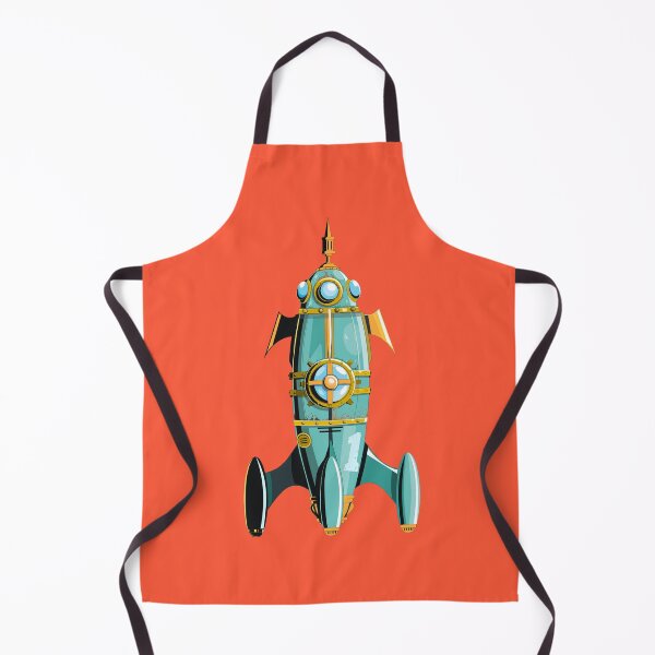 Item preview, Retro Space Rocket designed and sold by monsterplanet.