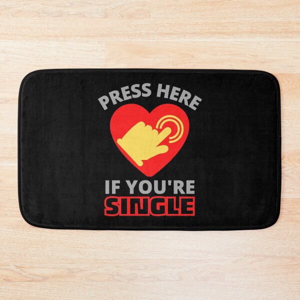 Item preview, Press Here If You're Single designed and sold by JockArts.