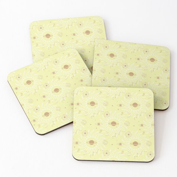 Item preview, 2'sday Astrology Planets Yellow Pattern - Historical Date designed and sold by Trinket-Trickster.