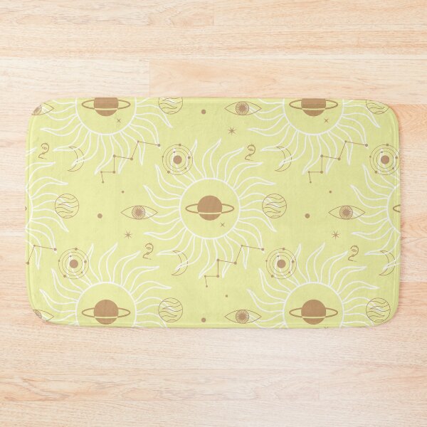 Item preview, 2'sday Astrology Planets Yellow Pattern - Historical Date designed and sold by Trinket-Trickster.