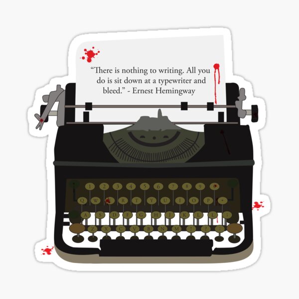 Nothing To Writing Sticker