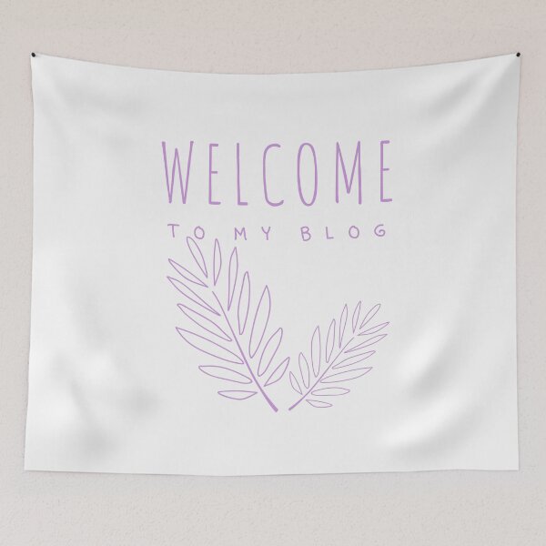 Item preview, WELCOME TO MY BLOG designed and sold by successmom.