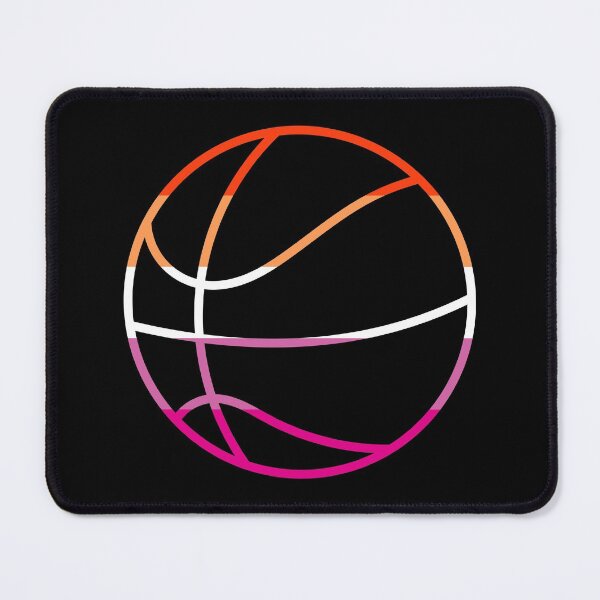 Item preview, Lesbian Abstract Pride Flag Basketball Outline Sports LGBT+ designed and sold by cashewdays.
