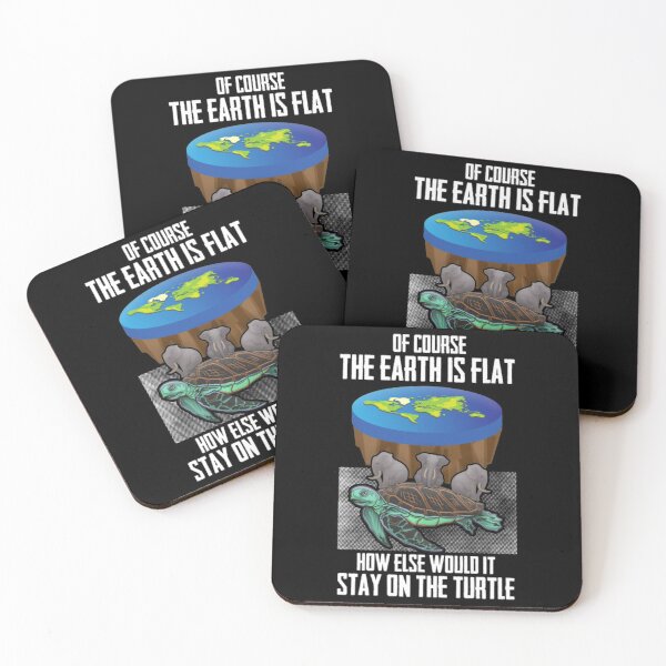 Item preview, Flat Earth T-ShirtFlat Earth Society Design Turtle Elephants  designed and sold by RonWest.