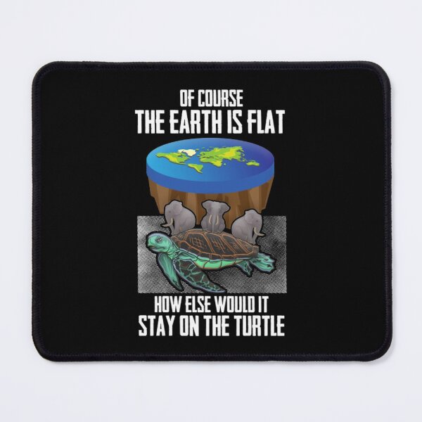 Item preview, Flat Earth T-ShirtFlat Earth Society Design Turtle Elephants designed and sold by RonWest.