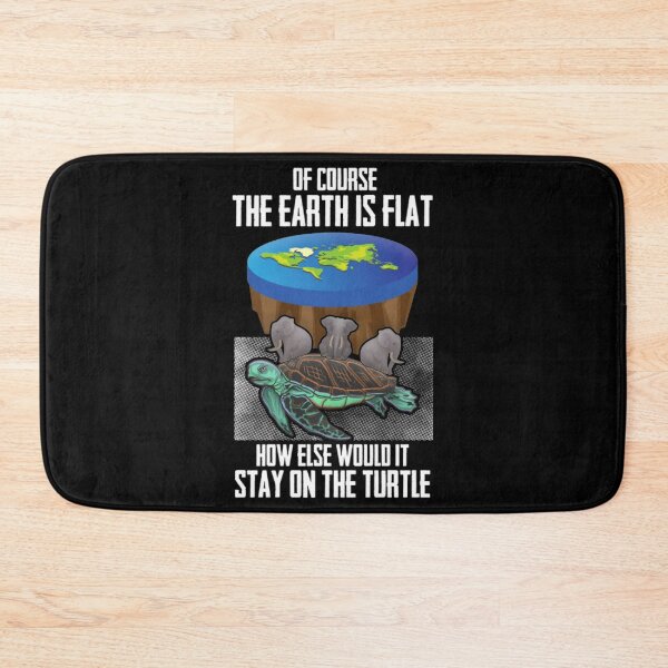 Item preview, Flat Earth T-ShirtFlat Earth Society Design Turtle Elephants  designed and sold by RonWest.