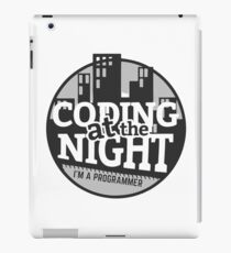 Coding At The Night iPad Case/Skin