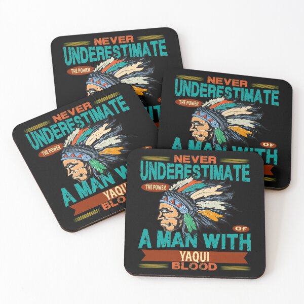 Item preview, Native American Tribe T-ShirtNative American - Never Underestimate The Power Of a Man With Yaqui blood designed and sold by RonWest.