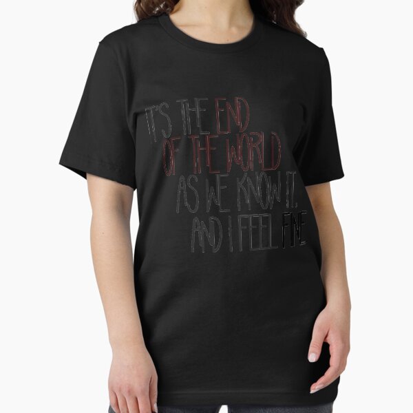 Item preview, Fin du monde tel que nous le connaissons - R.E.M. Conception T-shirt classique designed and sold by EricHenry12.
