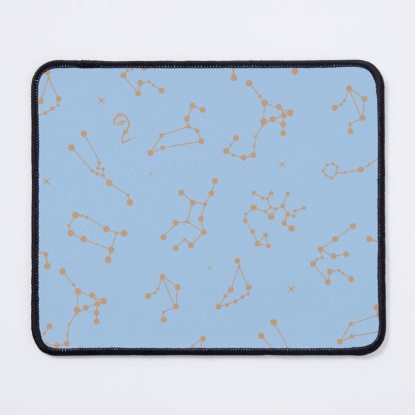Item preview, 2'sday Astrology Sky Blue and Gold Pattern - Historical Date designed and sold by Trinket-Trickster.
