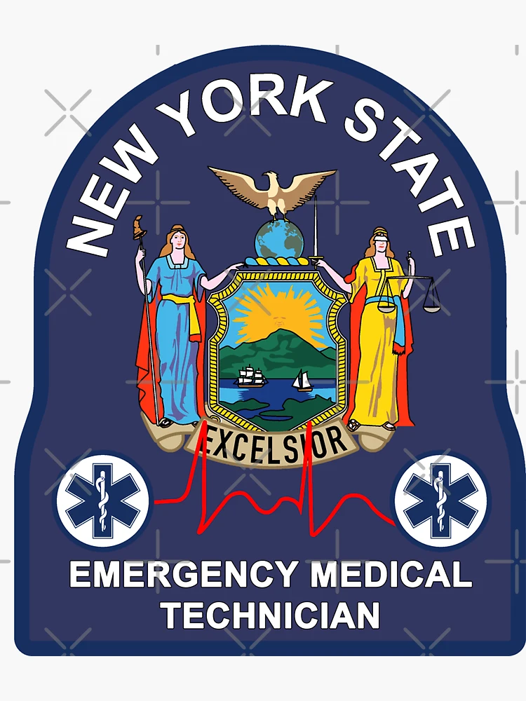 New York State NY Emergency Medical Technician EMT 3.75 Patch