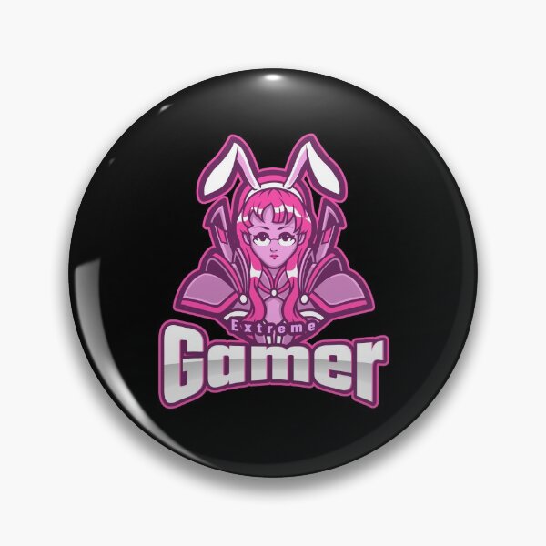 Aperçu de l'œuvre Extreme Gamer avec Bunny Ear Femme Guerrière créée et vendue par PRIVARSHU.