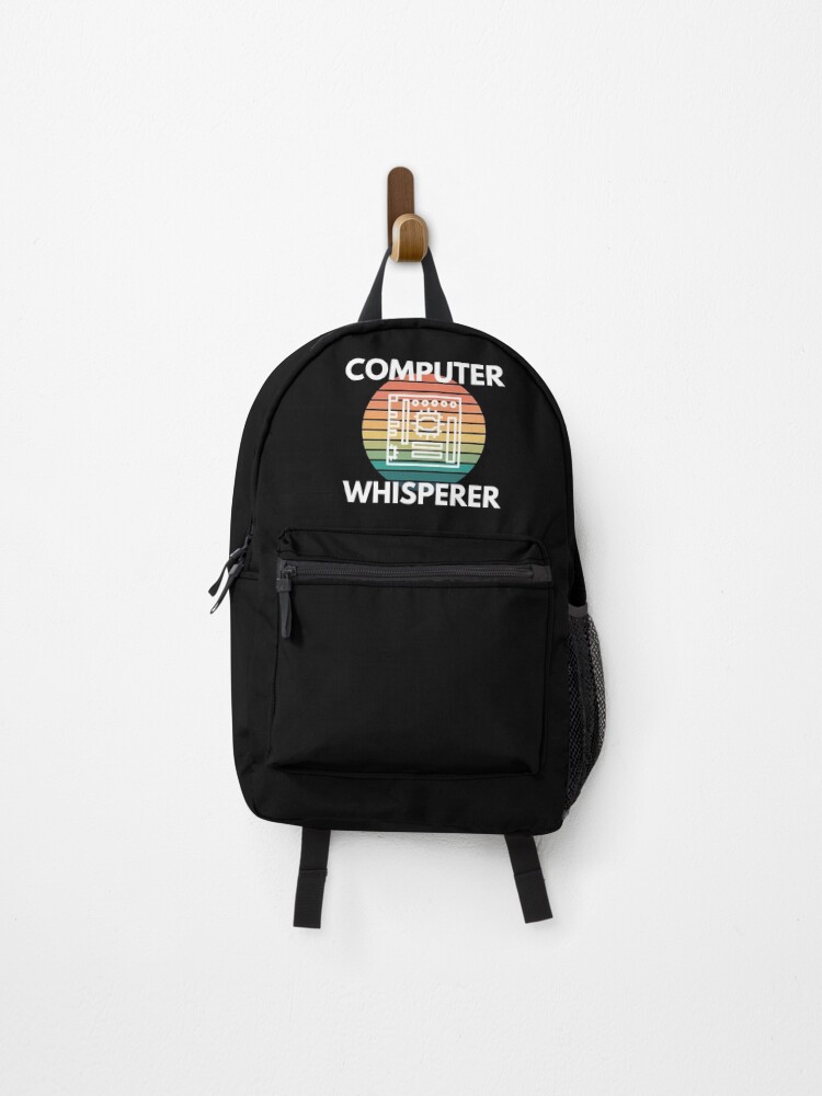 Thumbnail 1 of 3, Backpack, Computer Whisperer Coding IT Humor designed and sold by EllConApparel.