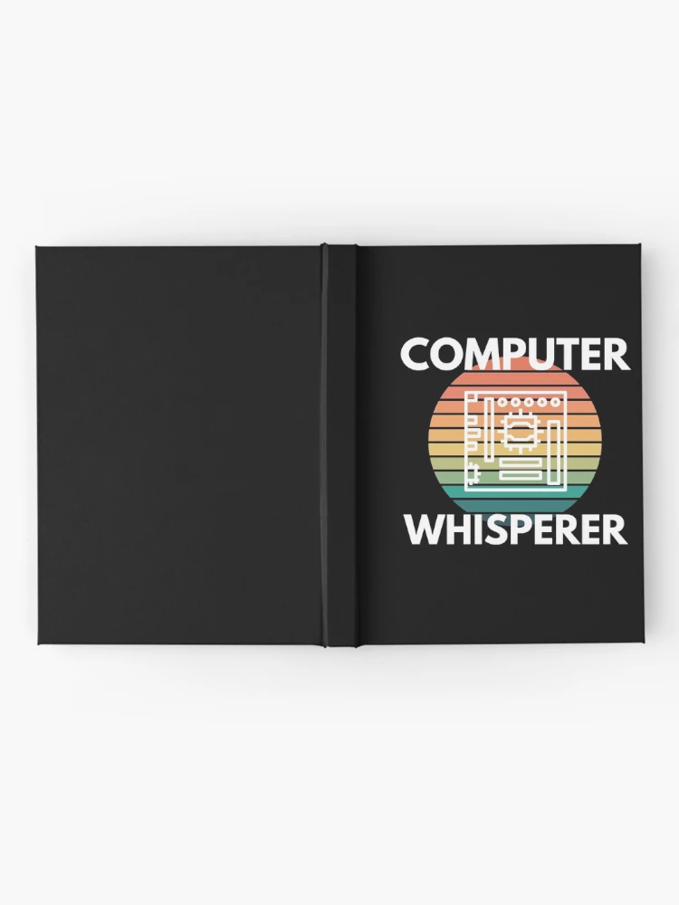 Thumbnail 2 of 3, Journal, Computer Whisperer Coding IT Humor designed and sold by EllConApparel.